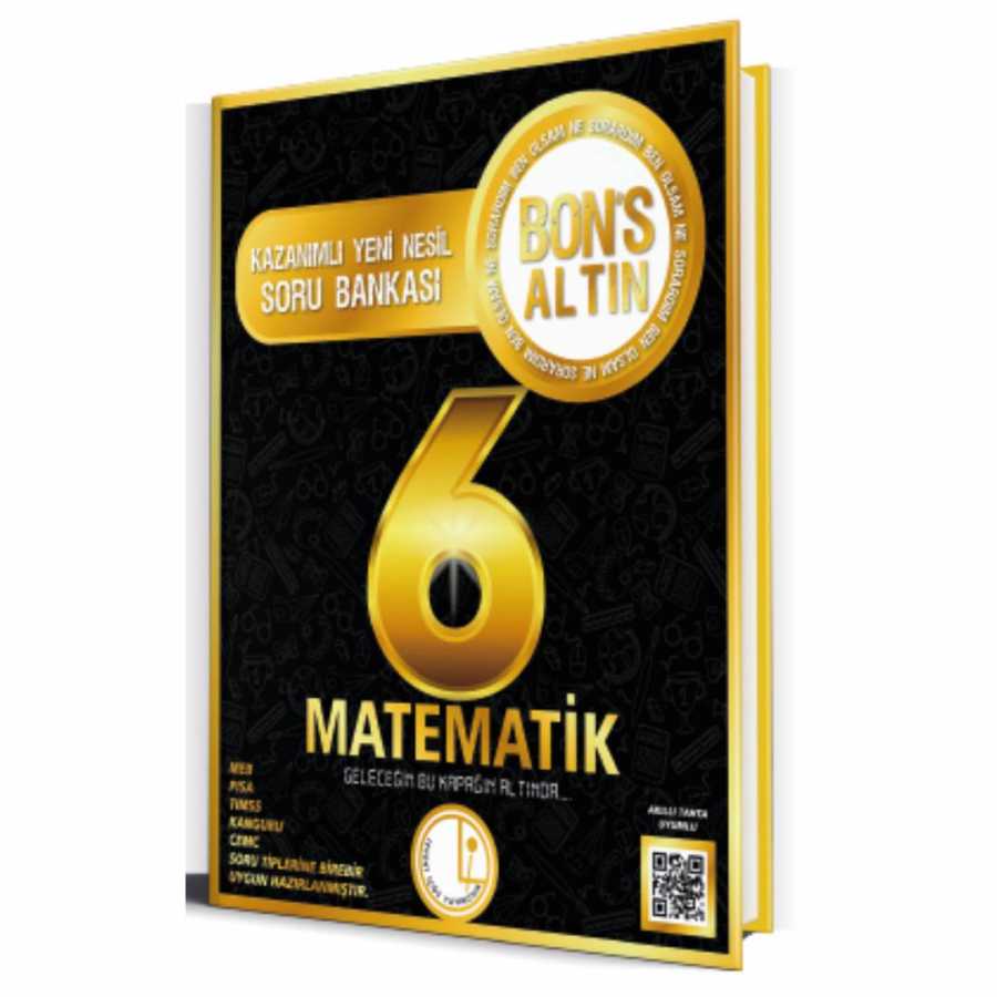 Bons Yayınları Levent İçöz 6. Sınıf Bons Altın Matematik Soru Bankası