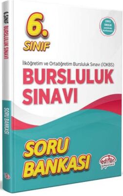 Editör Yayınevi 6. Sınıf Bursluluk Sınavı Soru Bankası - 1