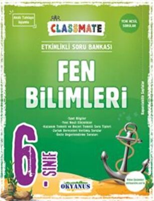 Okyanus Yayınları 6. Sınıf Classmate Fen Bilimleri Soru Bankası - 1
