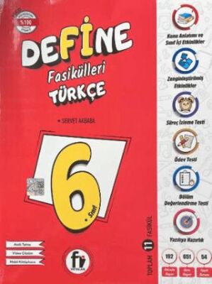 6. Sınıf Define Türkçe Fasikülleri - 1