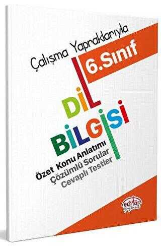 Editör Yayınevi 6. Sınıf Dil Bilgisi - 1