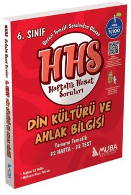 6. Sınıf Din Kültürü Haftalık Hasat Soruları HHS - 1