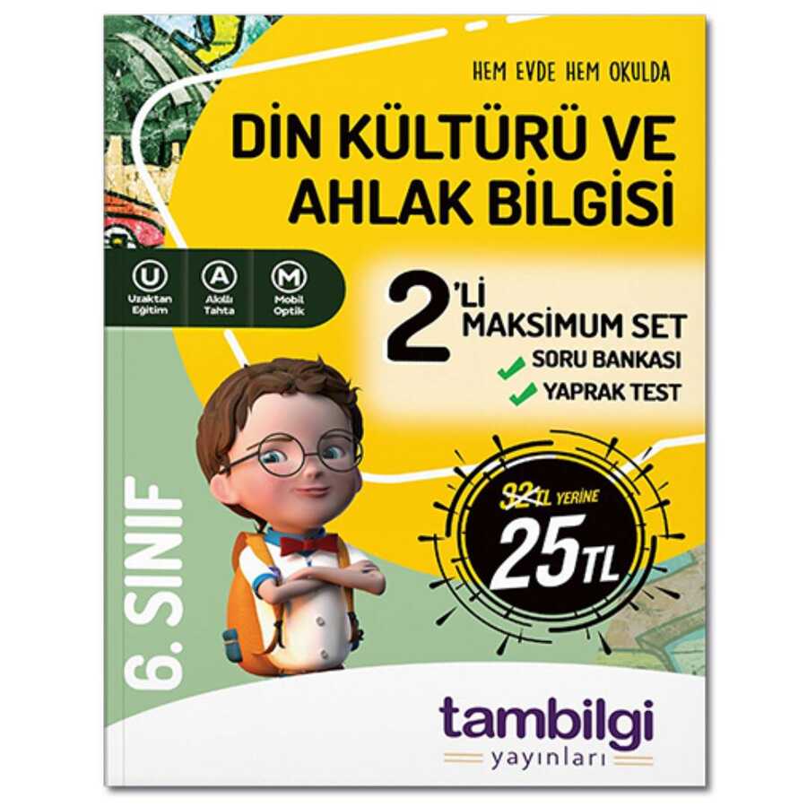 6. Sınıf Din Kültürü ve Ahlak Bilgisi 2`li Doping Set - 1