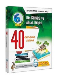 Çanta Yayınları 6. Sınıf Din Kültürü ve Ahlak Bilgisi 40 Deneme Sınavı - Çanta Yayınları