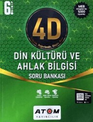 6. Sınıf Din Kültürü ve Ahlak Bilgisi 4D Soru Bankası - Atom Yayıncılık