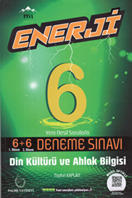 Palme 6. Sınıf Enerji Din Kültürü ve Ahlak Bilgisi 6+6 Deneme Sınavı - 1