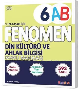 Fenomen Yayınları 6. Sınıf Din Kültürü ve Ahlak Bilgisi A-B Soru Bankası - 1
