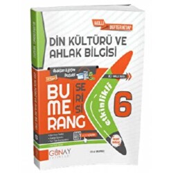 6. Sınıf Din Kültürü ve Ahlak Bilgisi Bumerang Serisi Etkinlikli Akıllı Defter - Günay Yayınları