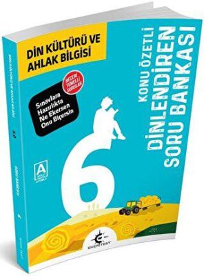 6. Sınıf Din Kültürü ve Ahlak Bilgisi Dinlendiren Konu Özetli Soru Bankası - 1