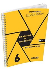 Hız Yayınları 6. Sınıf Din Kültürü ve Ahlak Bilgisi Özet Konu Anlatımlı Etkinlik Kitabı - Hız Yayınları