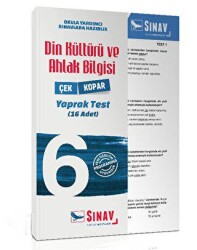 6. Sınıf Din Kültürü ve Ahlak Bilgisi Yaprak Test - Sınav Yayınları