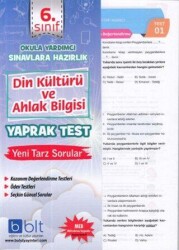 6. Sınıf Din Kültürü ve Ahlak Bilgisi Yaprak Test - Bulut Eğitim ve Kültür Yayınları