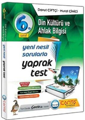 Çanta Yayınları 6. Sınıf Din Kültürü ve Ahlak Bilgisi Yaprak Test - 1