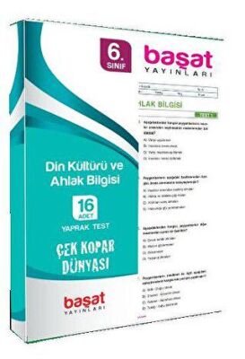 Başat Yayınları 6. Sınıf Din Kültürü ve Ahlak Bilgisi 16 Yaprak Test - 1