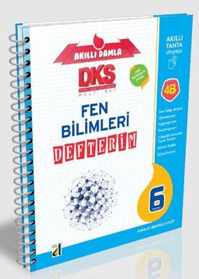 Damla Yayınevi - Bayilik Dks 4B Fen Bilimleri Defterim - 6. Sınıf - 1