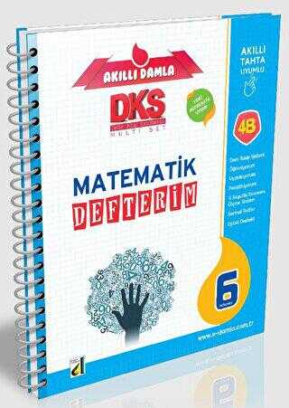 Damla Yayınevi - Bayilik Dks 4B Matematik Defterim - 6. Sınıf