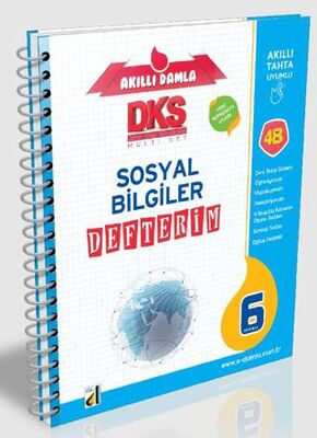 Damla Yayınevi - Bayilik Dks 4B Sosyal Bilgiler Defterim - 6. Sınıf - 1