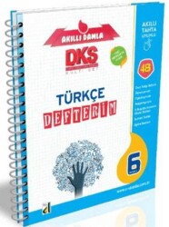 Damla Yayınevi - Bayilik 6 Sınıf DKS 4B Türkçe Defterim - Damla Yayınevi - Bayilik