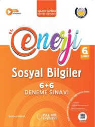 6. Sınıf Enerji 6+6 Sosyal Bilgiler Deneme Sınavı - Palme Yayınları