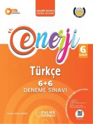 6. Sınıf Enerji 6+6 Türkçe Deneme Sınavı - Palme Yayınları
