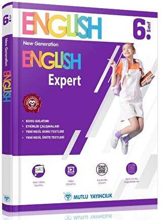 Mutlu Yayıncılık 6. Sınıf English Expert Konu Anlatımlı