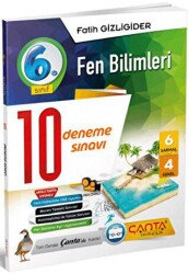 Çanta Yayınları 6. Sınıf Fen Bilimleri 10 Deneme Sınavı - Çanta Yayınları