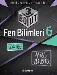 Tudem Yayınları - Bayilik 6. Sınıf Fen Bilimleri 3 Boyut - Tudem Yayınları - Bayilik