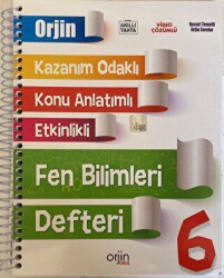 Orjin Yayınları 6. Sınıf Fen Bilimleri Akıllı Defter - Orjin Yayınları