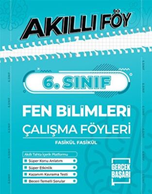 Gerçek Başarı Yayınları 6. Sınıf Fen Bilimleri Akıllı Föy - 1