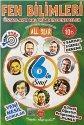 Newton Yayınları 6. Sınıf Fen Bilimleri All Star 12 Deneme - Newton Yayınları