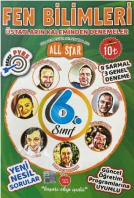 Newton Yayınları 6. Sınıf Fen Bilimleri All Star 12 Deneme - 1