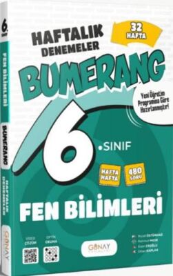 6. Sınıf Fen Bilimleri Bumerang 32 Haftalık Denemeler - 1