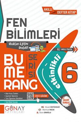 Günay Yayınları 6. Sınıf Bumerang Etkinlikli Fen Bilimleri - 1