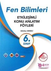 6. Sınıf Fen Bilimleri Etkileşimli Konu Anlatım Föyleri - 4 Adım Yayınları