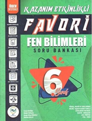AV Yayınları 6. Sınıf Fen Bilimleri Favori Serisi Kazanım Etkinlikli Soru Bankası - 1