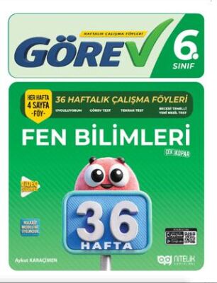 6. Sınıf Fen Bilimleri Görev 36 Haftalık Çalışma Föyleri - 1
