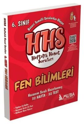 Muba Yayınları 6. Sınıf Fen Bilimleri Haftalık Hasat Soruları HHS - 1