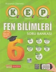 Kırmızı Beyaz Yayınları 6. Sınıf Fen Bilimleri KEP Soru Bankası - Kırmızı Beyaz Yayınları