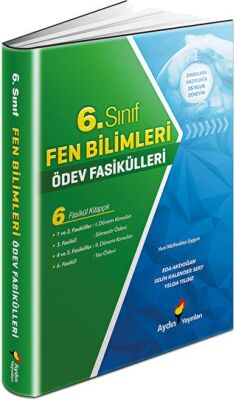 Aydın Yayınları Ortaokul 6 Fen Bilimleri Ödev Fasikülleri - 1