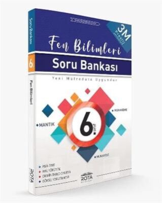 RTY Rota Yayınları - Ara Sınıf 6. Sınıf Fen Bilimleri Soru Bankası - 1