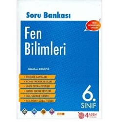 4 Adım Yayınları 6. Sınıf Fen Bilimleri Soru Bankası - 4 Adım Yayınları