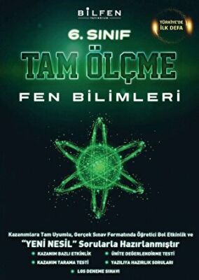 Bilfen Yayıncılık 6. Sınıf Fen Bilimleri Tam Ölçme Soru Bankası - 1