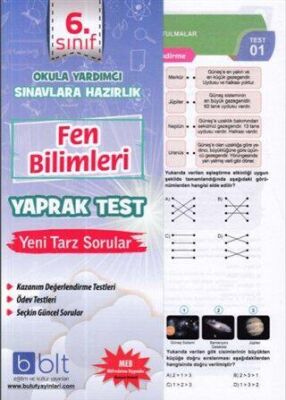 6. Sınıf Fen Bilimleri Yaprak Test - 1