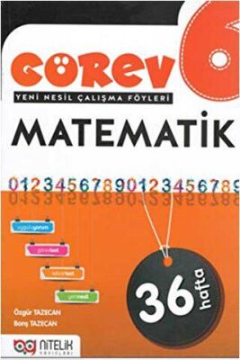 Nitelik Yayınları - Bayilik 6. Sınıf Matematik Görev Yeni Nesil Çalışma Föyleri - 1