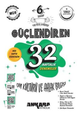 6. Sınıf Güçlendiren 32 Haftalık Din Kültürü ve Ahlak Bilgisi Kazanım Denemeleri - 1