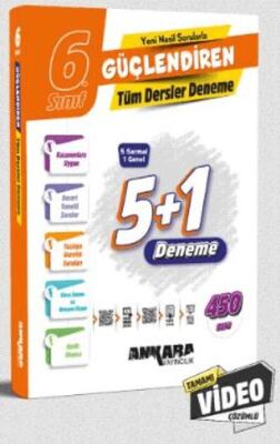 Ankara Yayıncılık 6. Sınıf Güçlendiren Tüm Dersler Denemeleri - 1