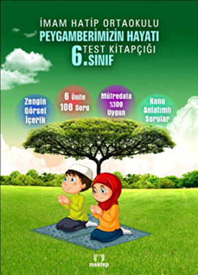 Mektep Yayınları 6. Sınıf İmam Hatip Ortaokulu Peygamberimizin Hayatı Test Kitapçığı - 1