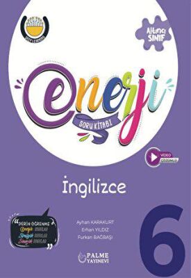 Palme 6. Sınıf Enerji İngilizce Soru Kitabı kapağı