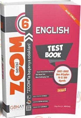 Günay Yayınları 6. Sınıf İngilizce English Test Book Zoom Serisi Soru Bankası - 1