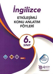 6. Sınıf İngilizce Etkileşimli Konu Anlatım Föyleri - 4 Adım Yayınları